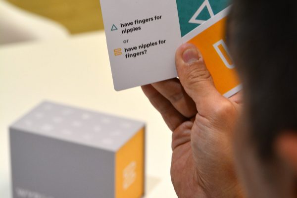 Play-testing with prototypes.